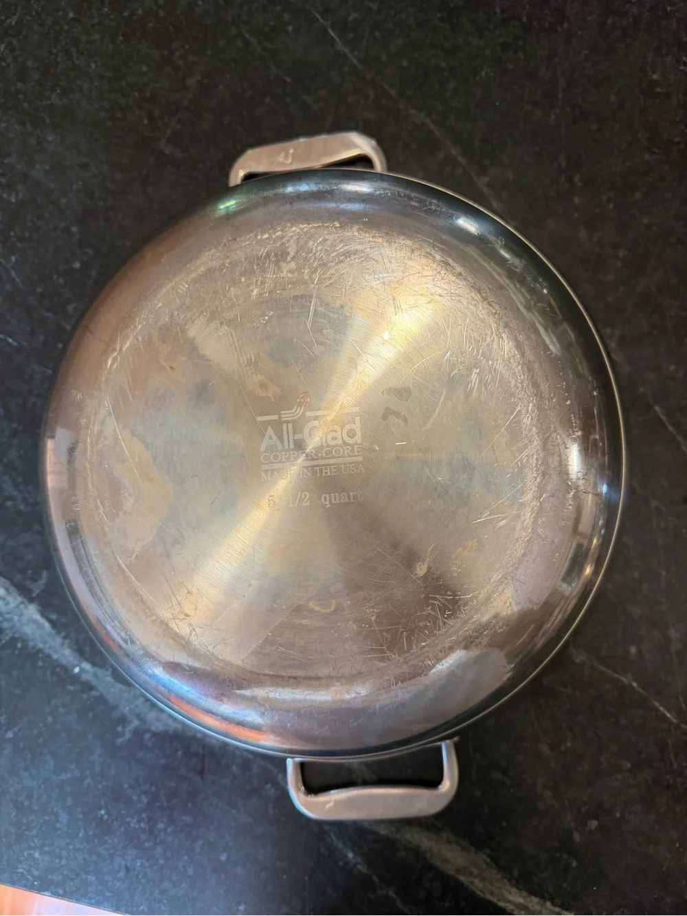 All clad copper core and Stainless Steel Covered  Pan - Picture 4 of 6